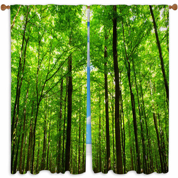  Forest Custom Size Window Curtain