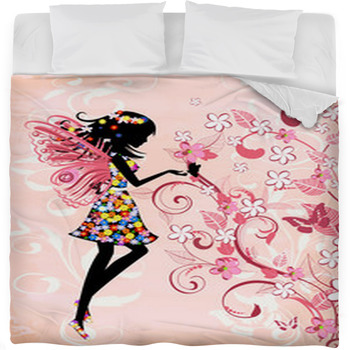 Forest Fairy Fleece Bed Blanket
