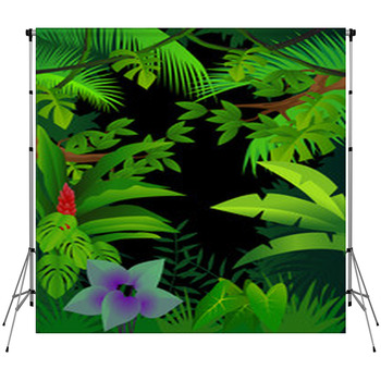 Forest Fleece Backdrop