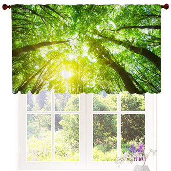 Forest Trees Custom Size Valance