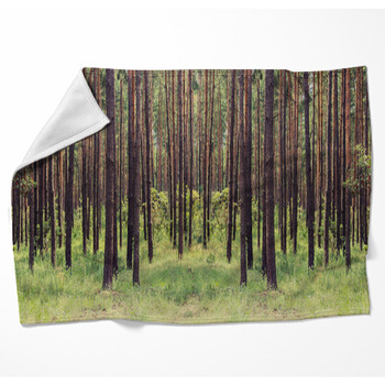 Forest Woven Throw Blanket