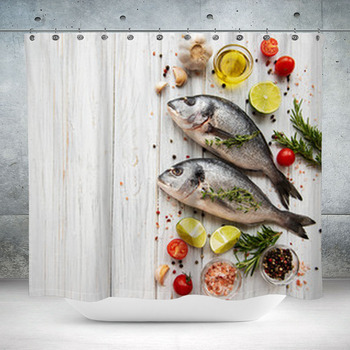 Fresh Fish Dorado Custom Size Shower Curtain