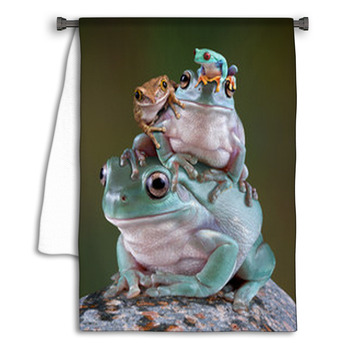 Frog Pile Towel