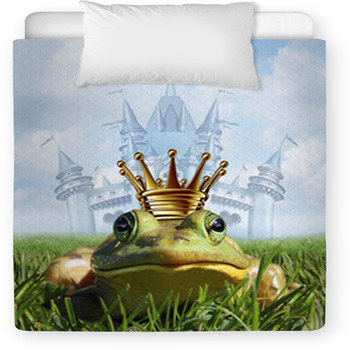 Frog Prince Castle Concept Toddler Duvet