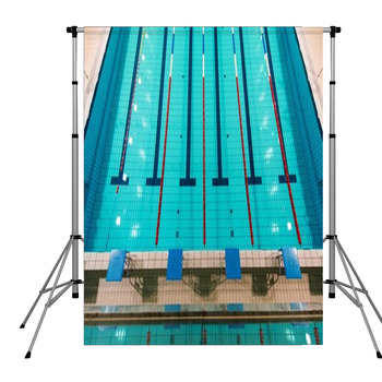 Full Size Swimming Pool Pole Pocket Backdrop
