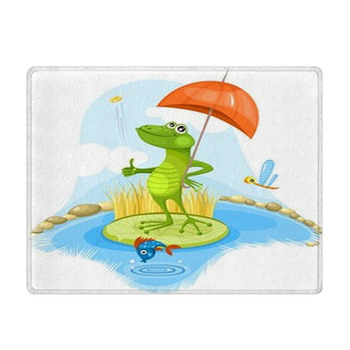 Funny Frog Bath Mat