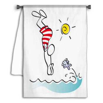 Funny Swimmer Towel