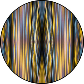 Futuristic Lines Background Round Rug