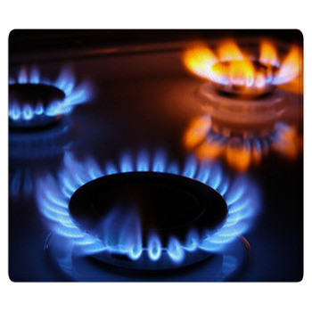 Gas Flames Bath Mat