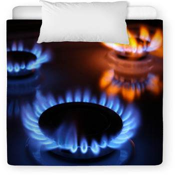 Gas Flames Toddler Comforter