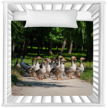 Geese Baby Crib Comforter