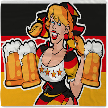 German Beer Baby Blanket