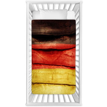 German Flag On Wall Baby Crib Comforter