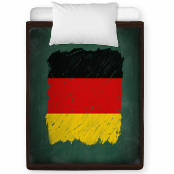 Germany Flag Painted With Chalk On Toddler Comforter