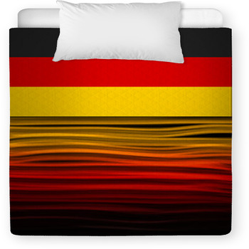 Germany Flag Wave Yellow Red Black Toddler Duvet
