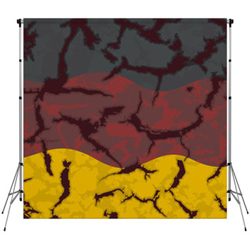 Germany Grunge Flag. Vector Custom Size Backdrop