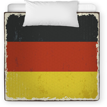 Germany Grunge Flag. Vector Toddler Comforter