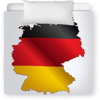 Germany Map Toddler Comforter