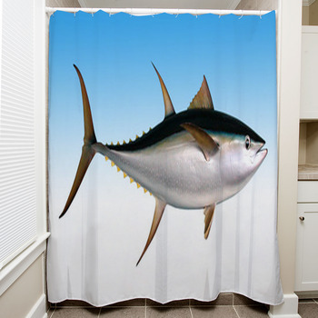 Giant Tuna Shower Curtain