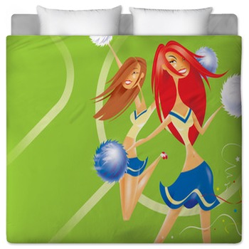 Cheerleading Comforters, Duvets, Sheets & Sets | Personalized
