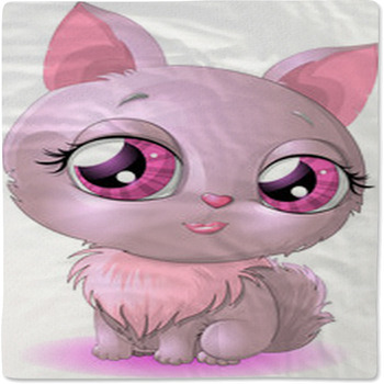 Glamur Kitten Baby Blanket
