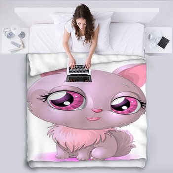 Glamur Kitten Fleece Blanket