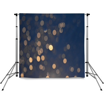Blue and gold Photo Backdrops | Available in Super Large Custom Sizes