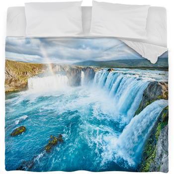 Godafoss Fleece Bed Blanket