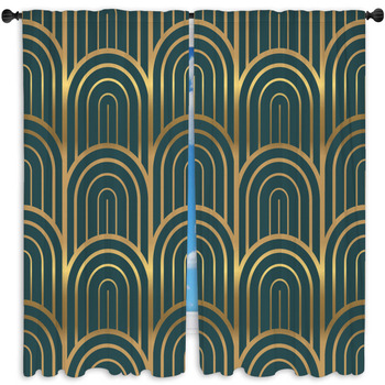 Art deco curtains deals