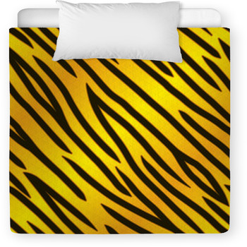 Gold Tiger Print Toddler Comforter