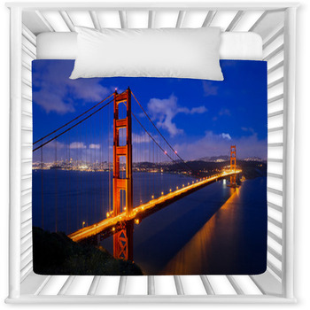 Golden Gate Bridge Baby Crib Comforter