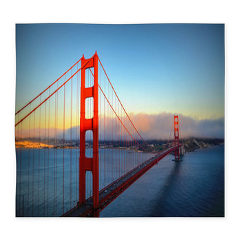 Golden Gate Bridge, California Custom Size Floor Mat