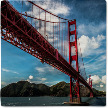 Golden Gate Bridge Clear Sky Baby Blanket