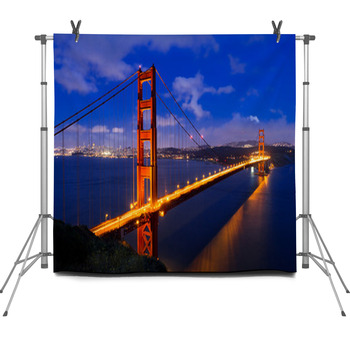 Golden Gate Bridge Fleece Backdrop