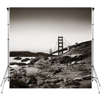 Golden Gate Bridge Fleece Backdrop