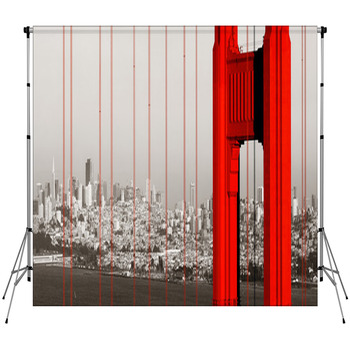 Golden Gate Bridge Fleece Backdrop