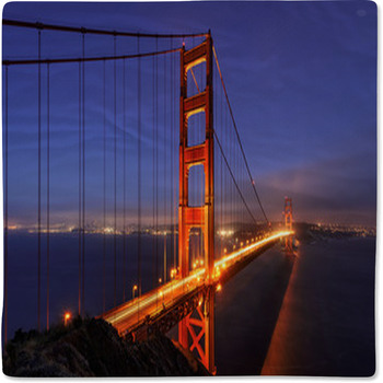 Golden Gate Bridge, Illumination, San Baby Blanket
