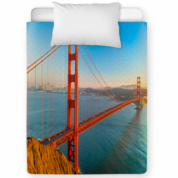 Golden Gate Bridge In San Francisco Toddler Comforter