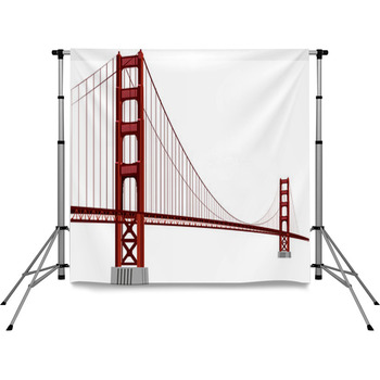 Golden Gate Bridge Pole Pocket Backdrop