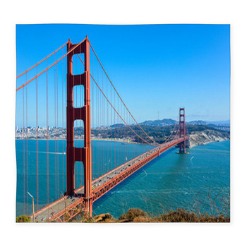 Golden Gate Bridge San Francisco Custom Size Floor Mat
