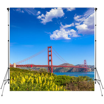 Golden Gate Bridge San Francisco Custom Size Backdrop