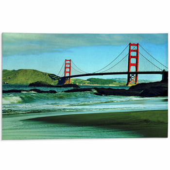 Golden Gate Bridge, San Francisco, United States Area Rug