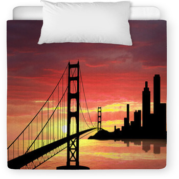 Golden Gate Bridge Toddler Comforter