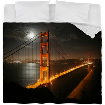 Golden Gate Fleece Bed Blanket
