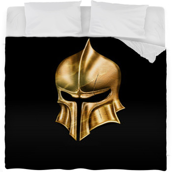 Golden Helmet Fleece Bed Blanket