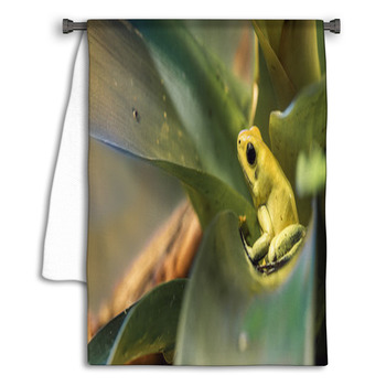 Golden Poison Dart Frog Towel