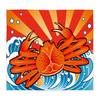 Good catch Flag crab Custom Size Floor Mat