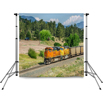 Goods Train Pole Pocket Backdrop