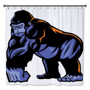 Gorilla Bath Decor