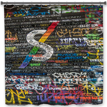 Graffito Shower Curtain